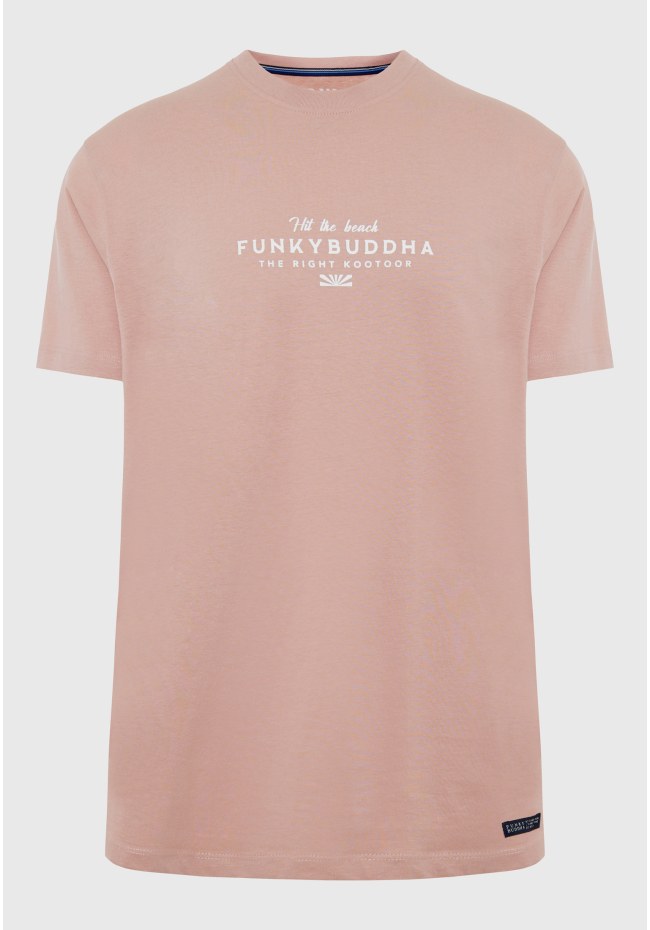 T-shirt με Funky Buddha τύπωμα στο στήθος