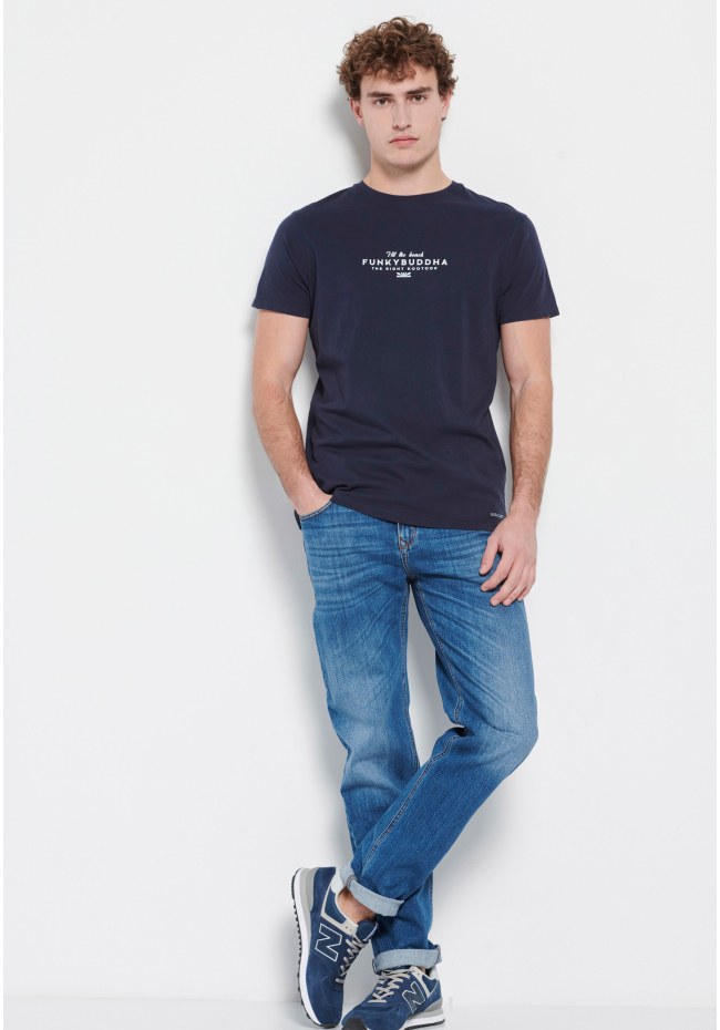 T-shirt με Funky Buddha τύπωμα στο στήθος