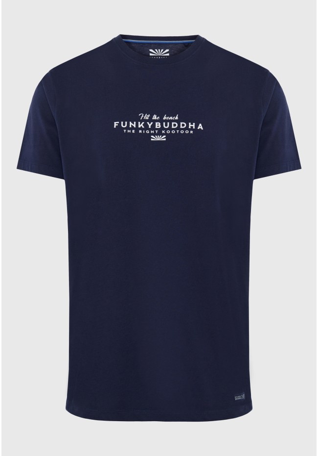 T-shirt με Funky Buddha τύπωμα στο στήθος