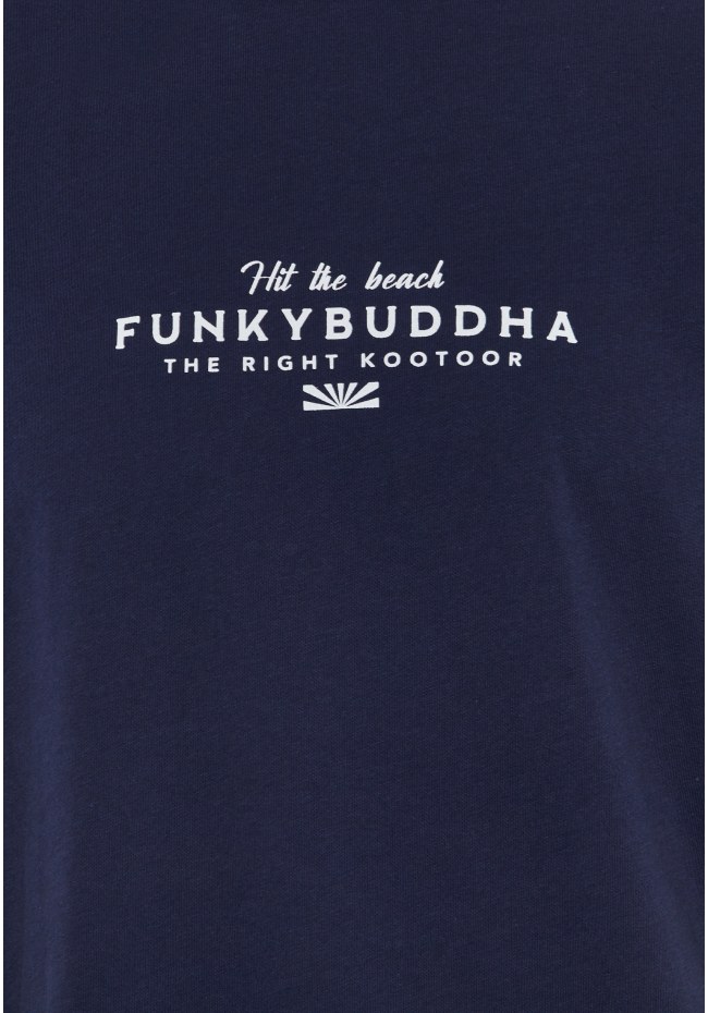T-shirt με Funky Buddha τύπωμα στο στήθος