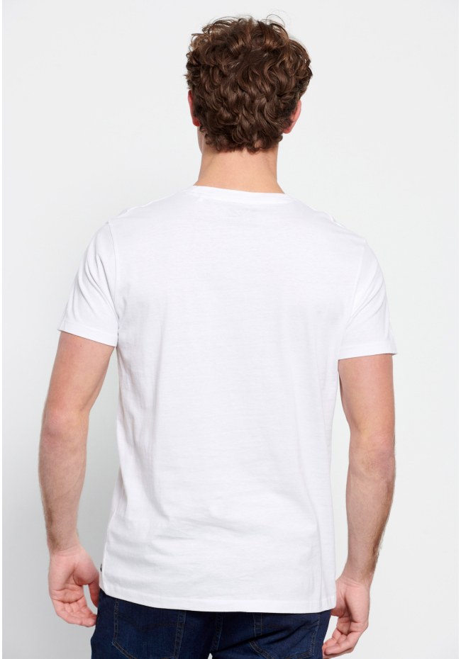 Crew neck t-shirt with Funky Buddha print