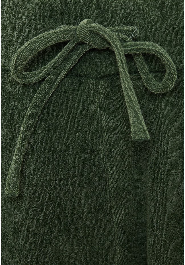Jogger shorts in towel terry fabric