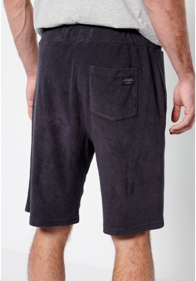 Jogger shorts in towel terry fabric