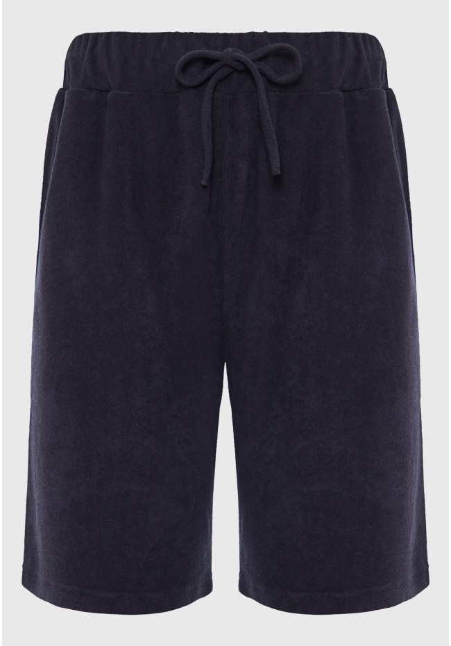 Jogger shorts in towel terry fabric