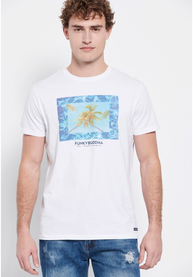 T-shirt με photographic τύπωμα
