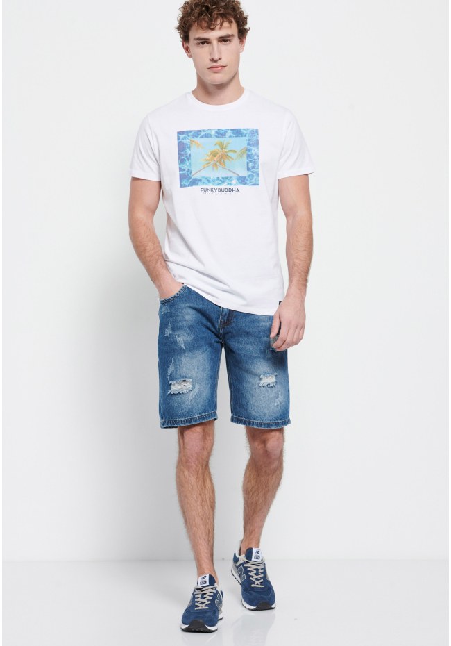 T-shirt με photographic τύπωμα