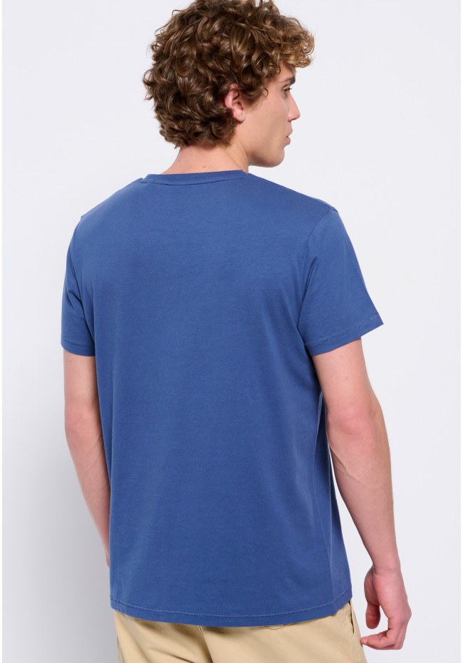 Organic cotton t-shirt with branded print