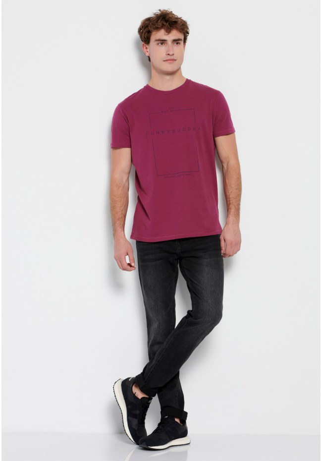 T-shirt με minimal branded τύπωμα