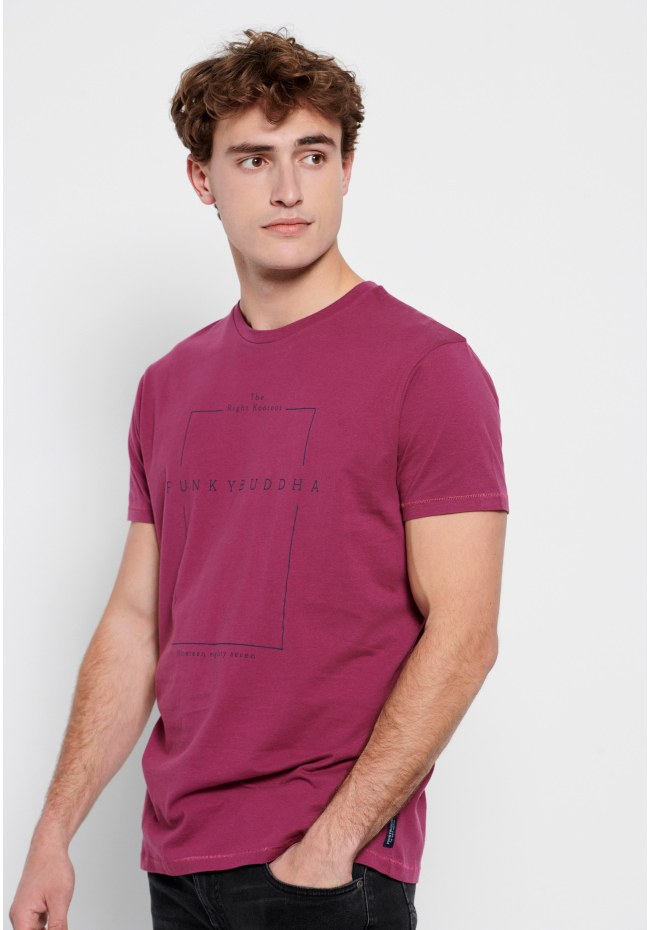 T-shirt με minimal branded τύπωμα