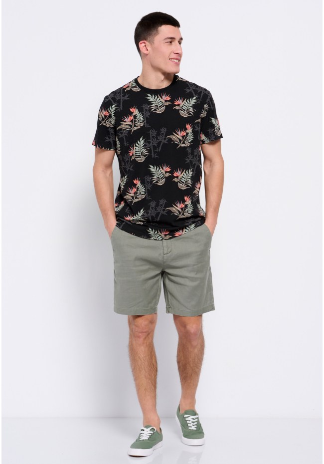 T-shirt με all over τύπωμα