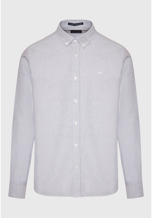 Essential shirt with embroidered logo