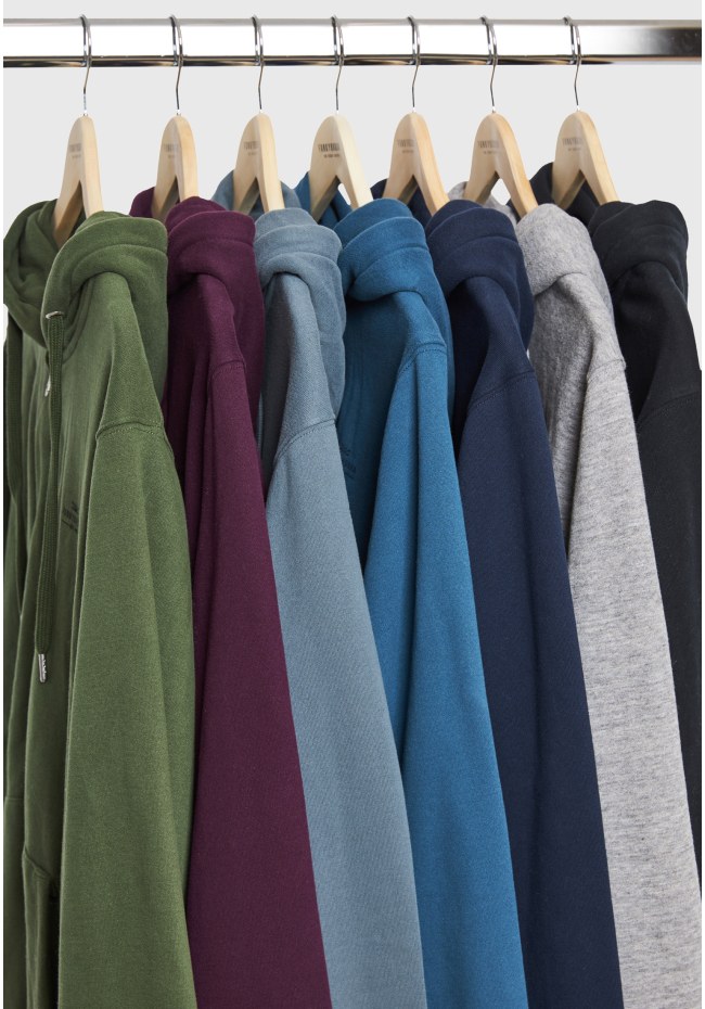 Essential zip-up hoodie