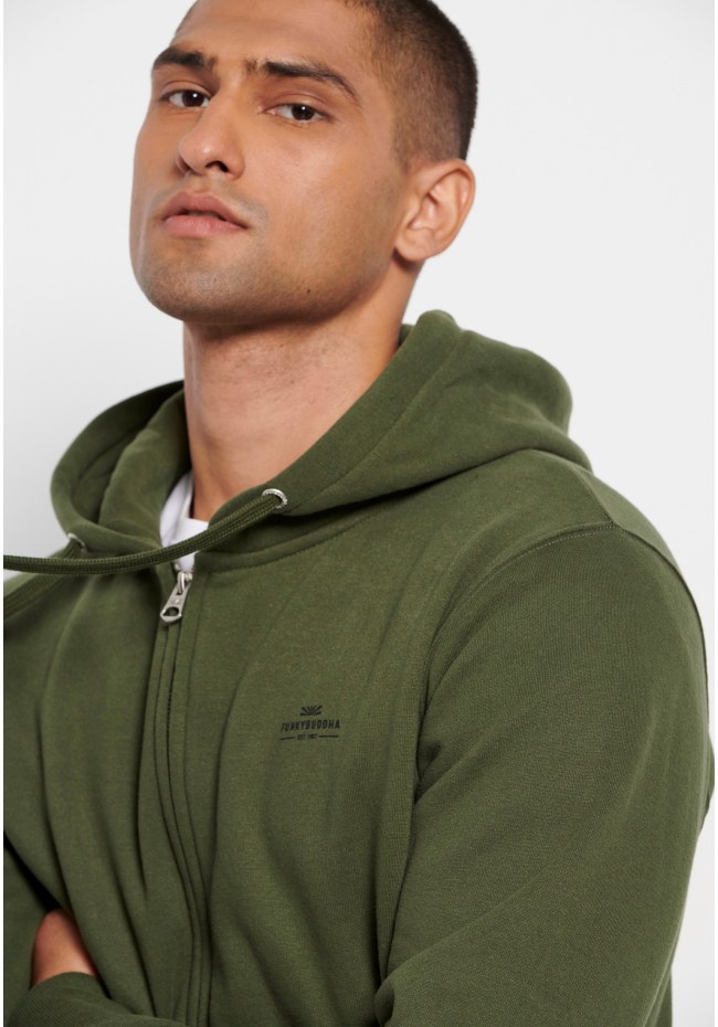 Essential zip-up hoodie