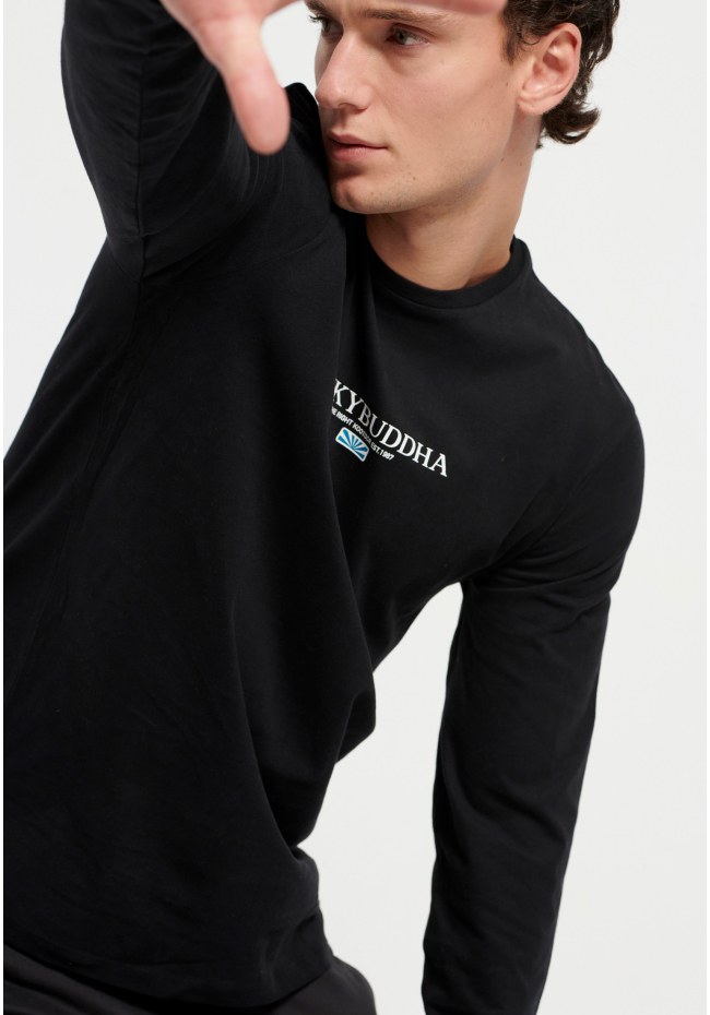 Longsleeve t-shirt with chest print