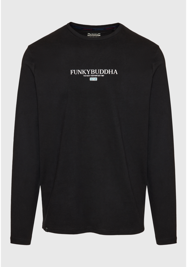 Longsleeve t-shirt with chest print