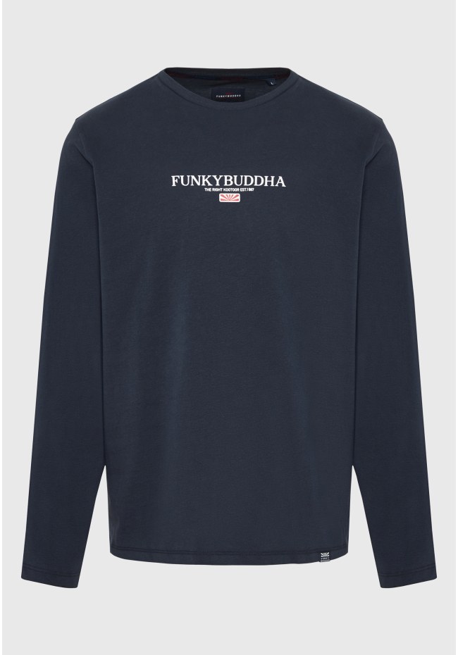 Longsleeve t-shirt with chest print