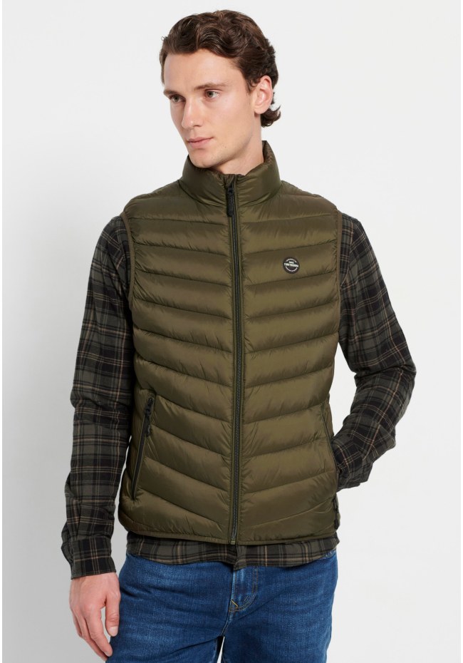 Light padded vest jacket