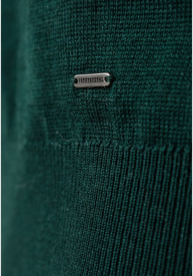 Men's crew neck sweater merino blend