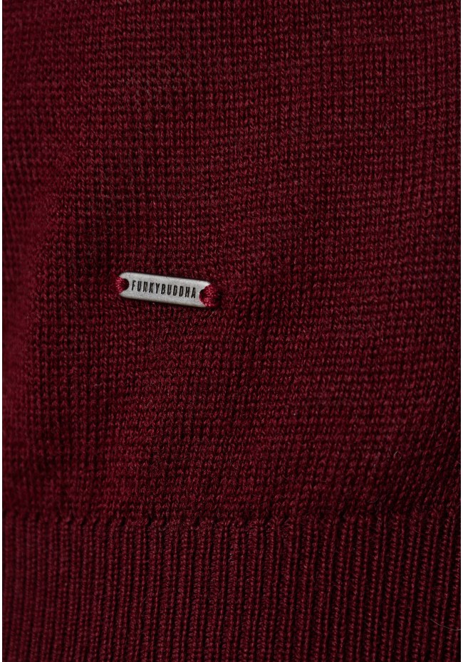 Ανδρική πλεκτή μπλούζα merino blend