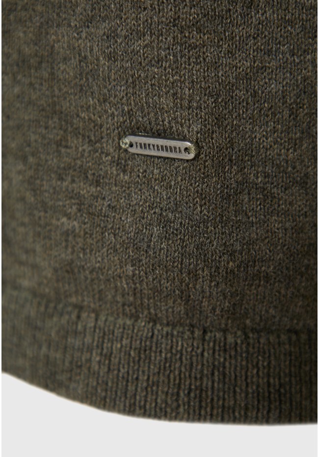 Men's cashmere blend crew neck sweater