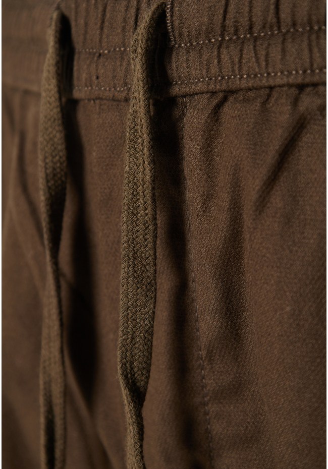 Relaxed fit chino παντελόνι σε micro ζακάρ ύφανση (dobby)