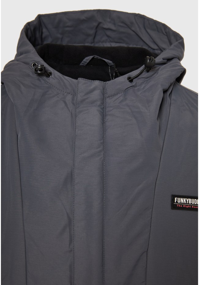 Ανδρικό overhead jacket με κουκούλα