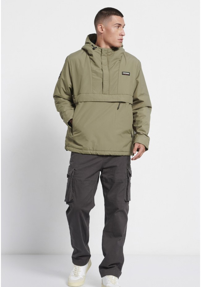 Ανδρικό overhead jacket με κουκούλα