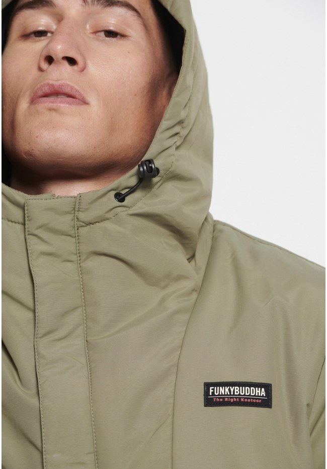 Ανδρικό overhead jacket με κουκούλα