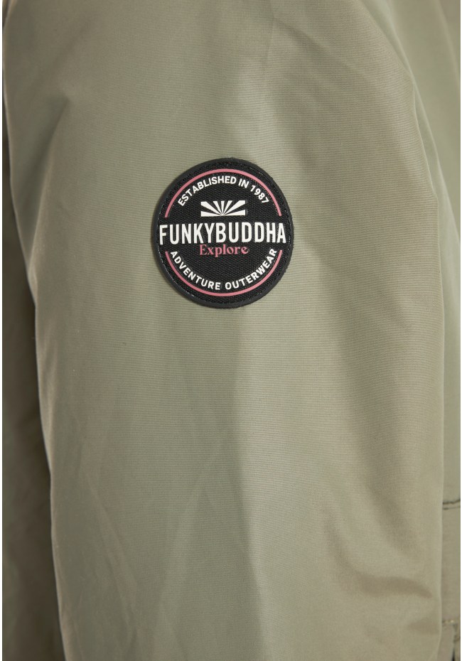 Ανδρικό overhead jacket με κουκούλα