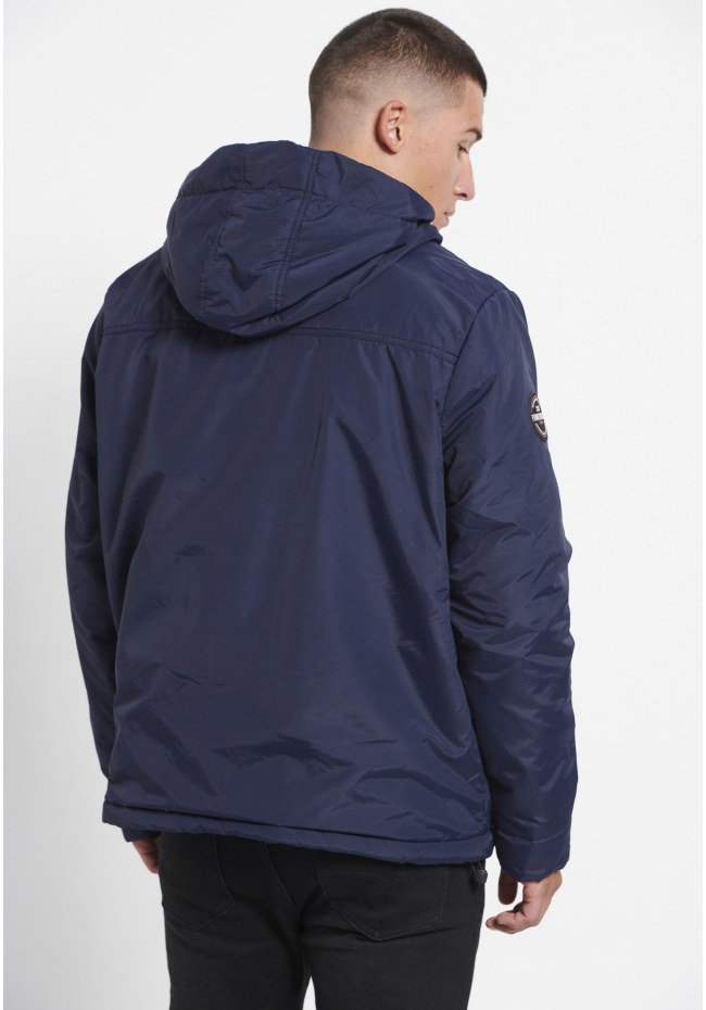 Ανδρικό overhead jacket με κουκούλα