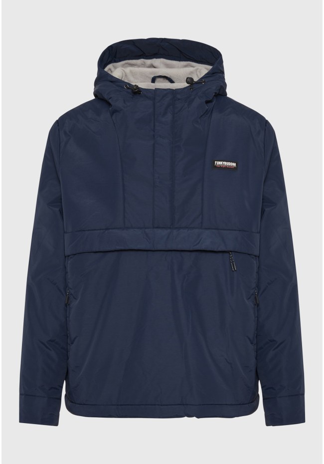 Ανδρικό overhead jacket με κουκούλα