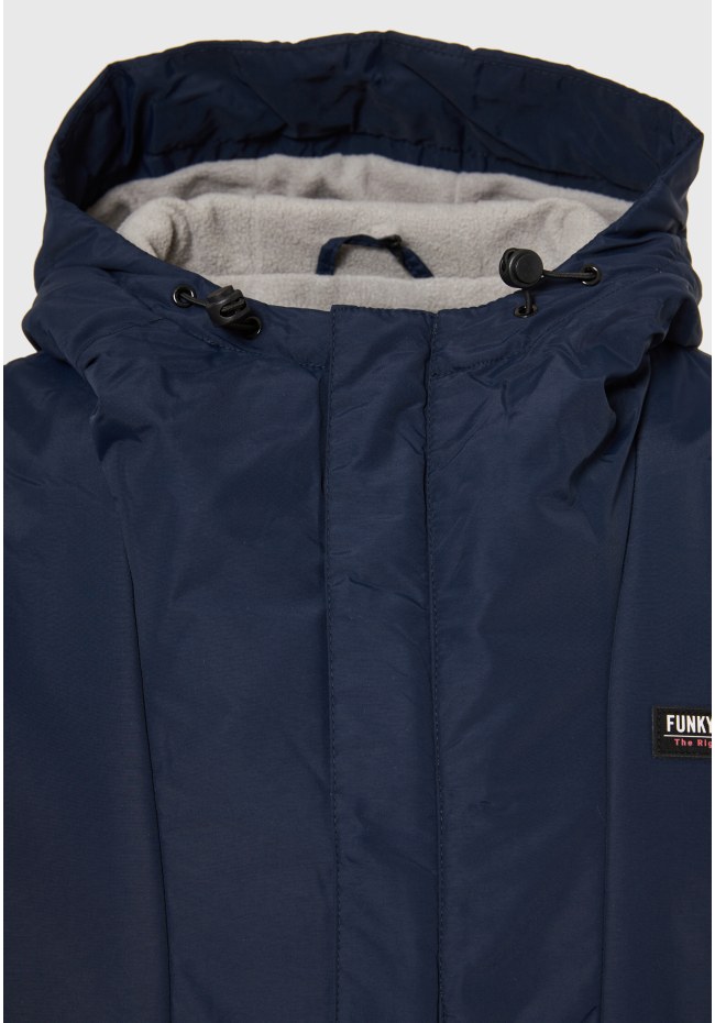 Ανδρικό overhead jacket με κουκούλα