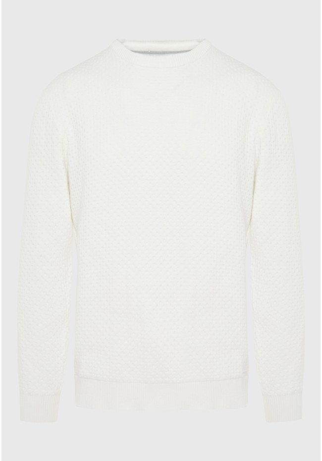 Relaxed fit πουλόβερ με 3D πλέξη