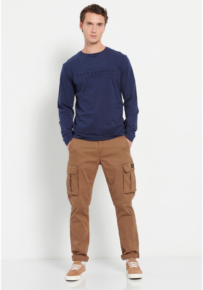 Longsleeve t-shirt with embroidered logo