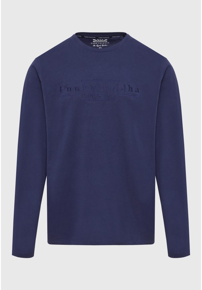 Longsleeve t-shirt with embroidered logo