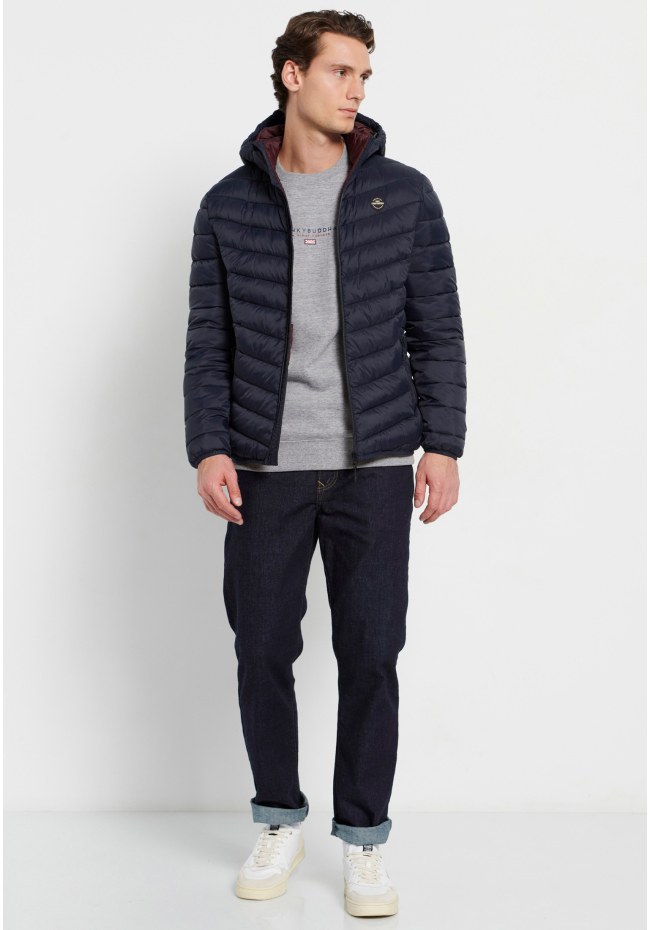 Traveller jacket with detachable hood