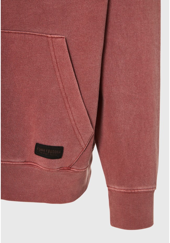 Relaxed fit φούτερ με κουκούλα