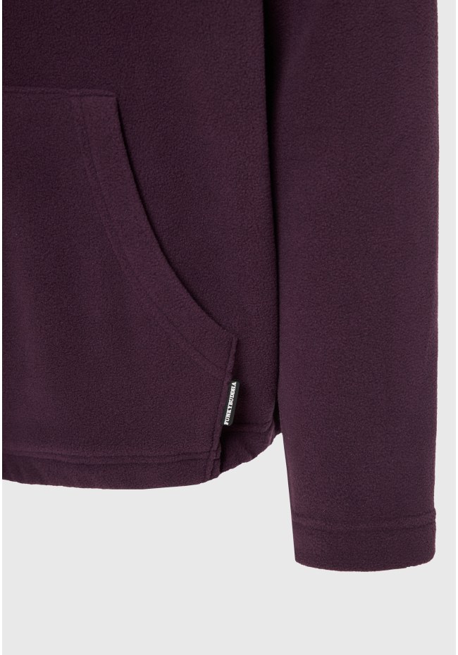 Φούτερ fleece με κουκούλα