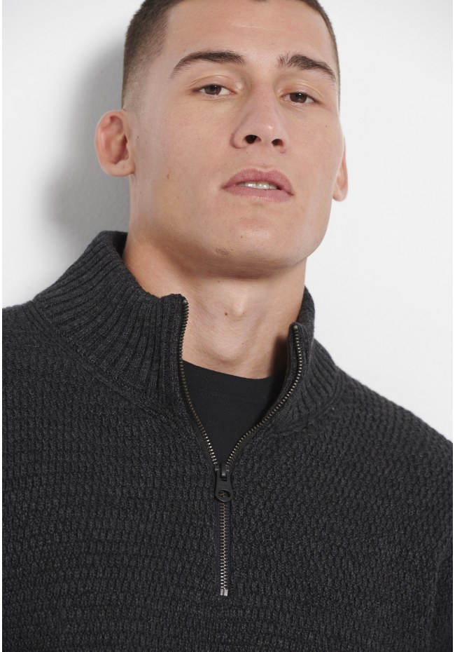 Men's half-zip sweater