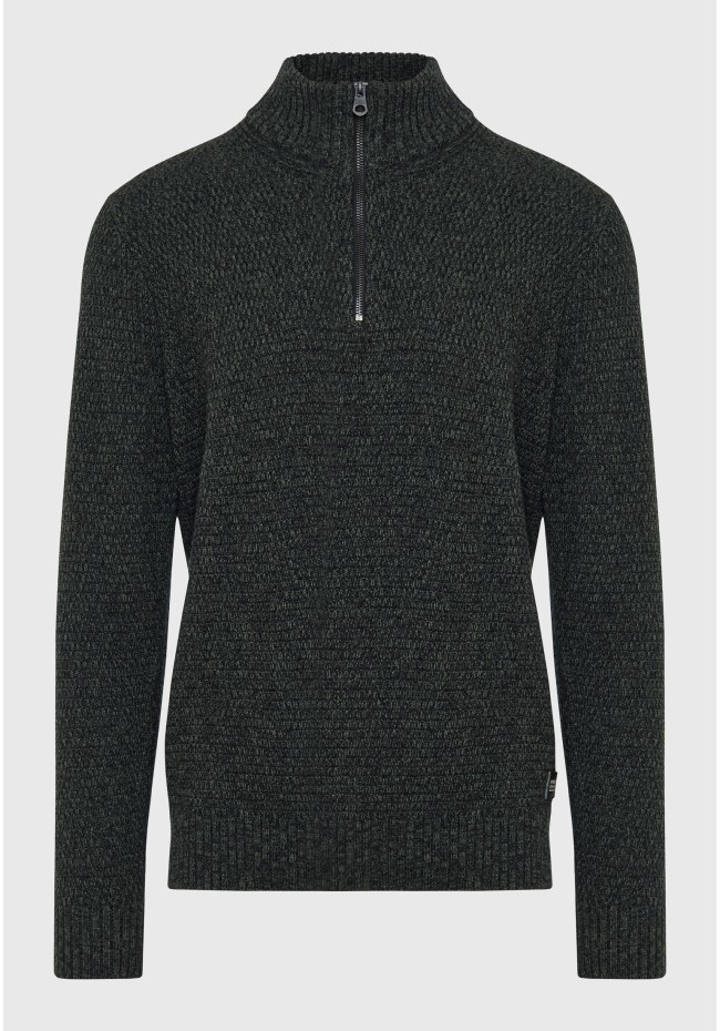 Men's half-zip sweater