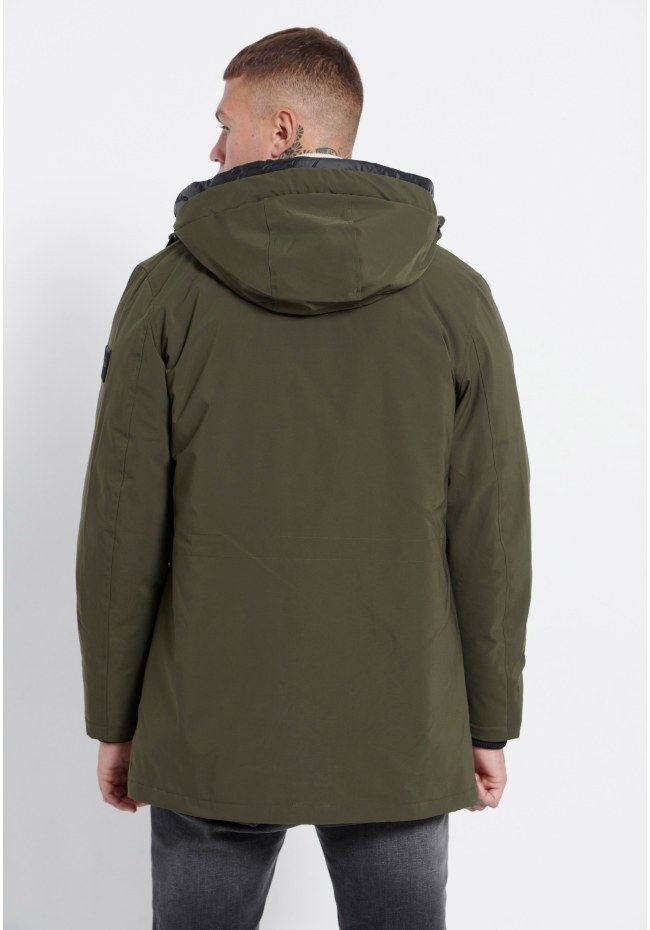 Parka jacket with hood