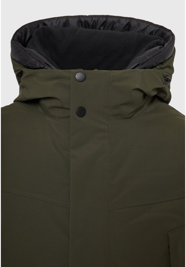 Parka jacket with hood