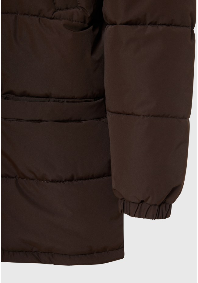 Men's hooded puffer parka jacket
