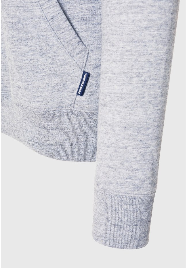 Overhead hoodie with branded print