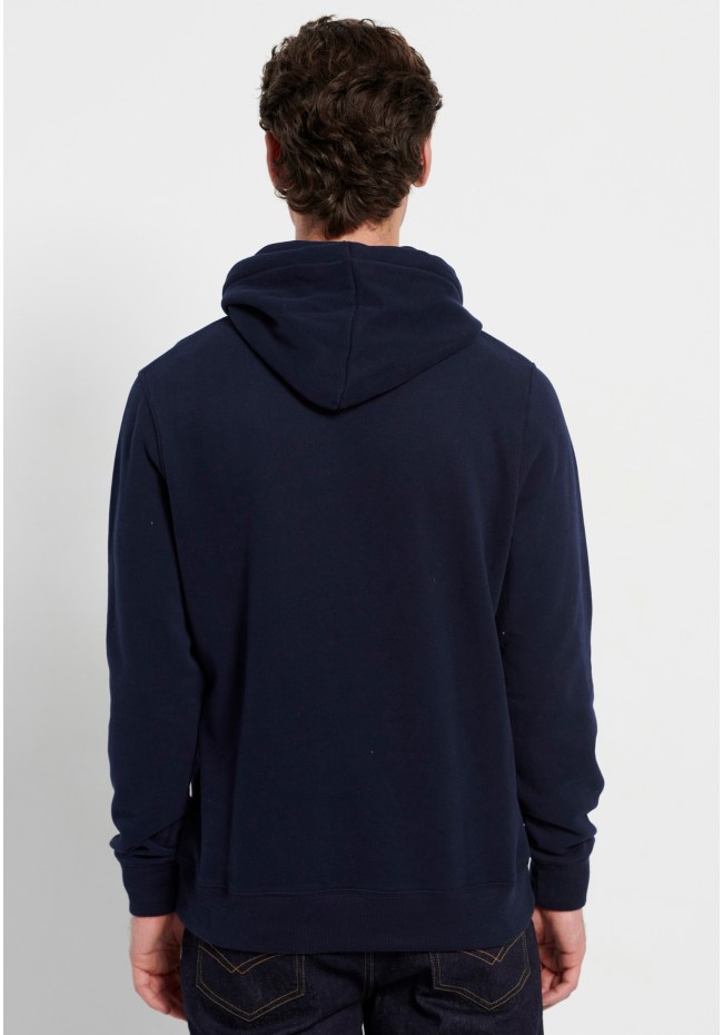 Overhead hoodie with branded print