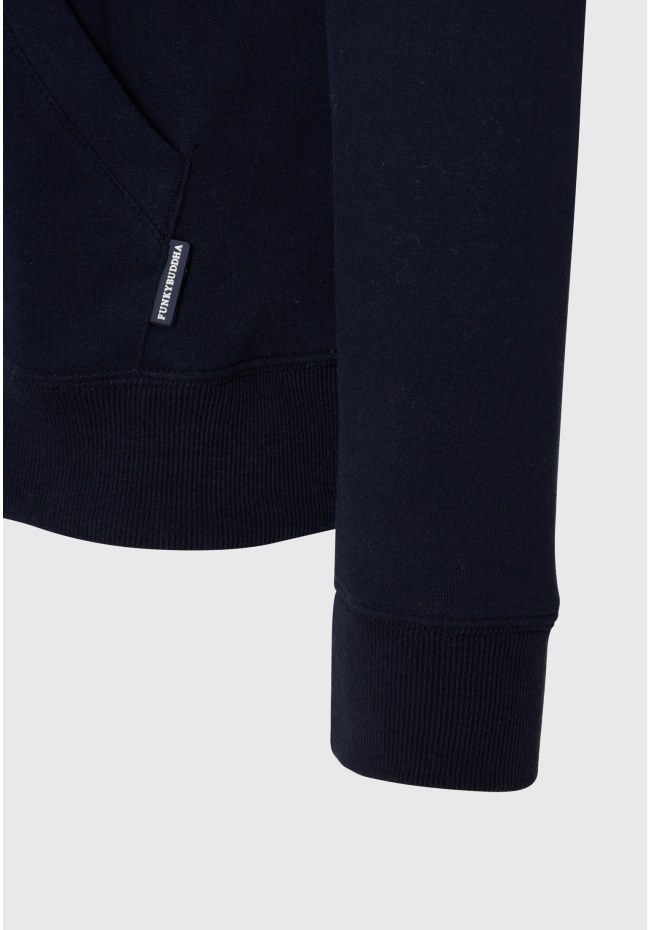 Overhead hoodie with branded print