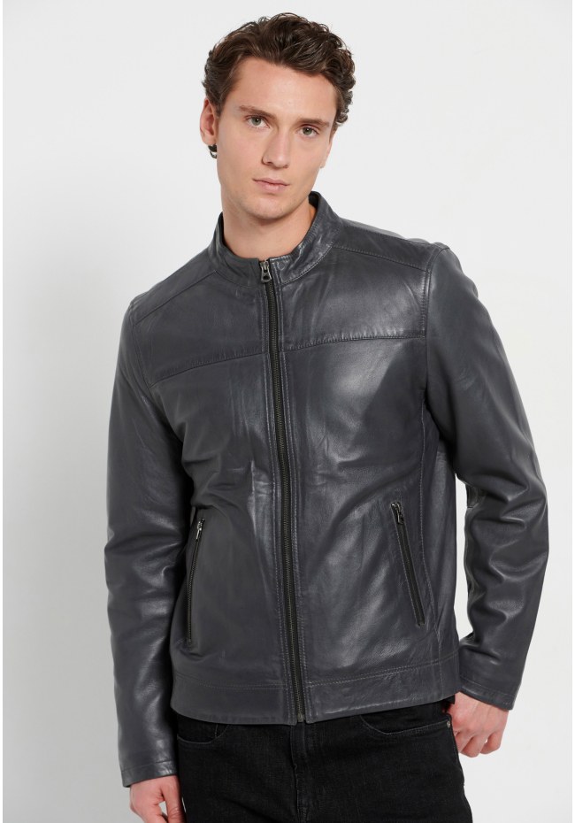 Men's leather jacket (Sheepskin)