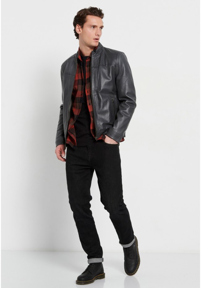 Men's leather jacket (Sheepskin)