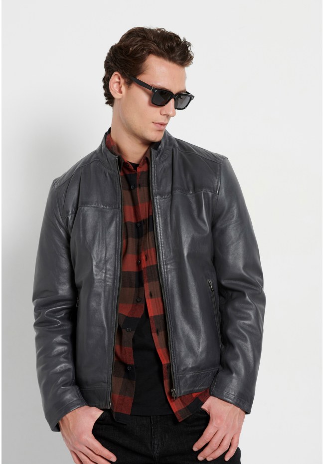 Men's leather jacket (Sheepskin)