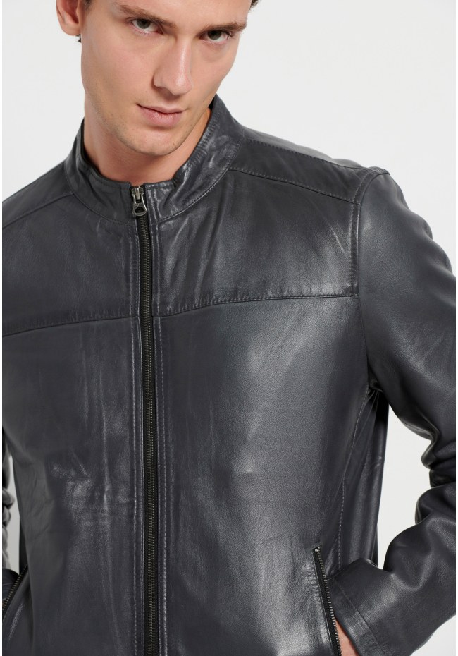Men's leather jacket (Sheepskin)